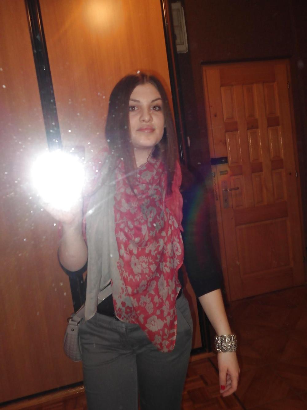 25P Innocent looking brunette cumslut