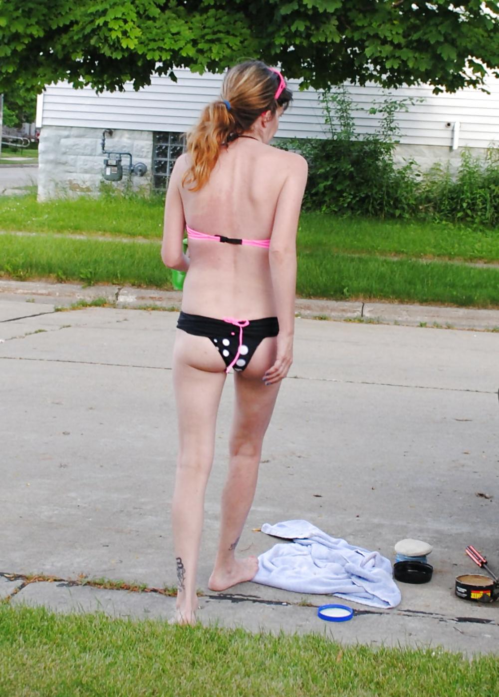 12P Tiny tits, Big nipples, and a hot ass