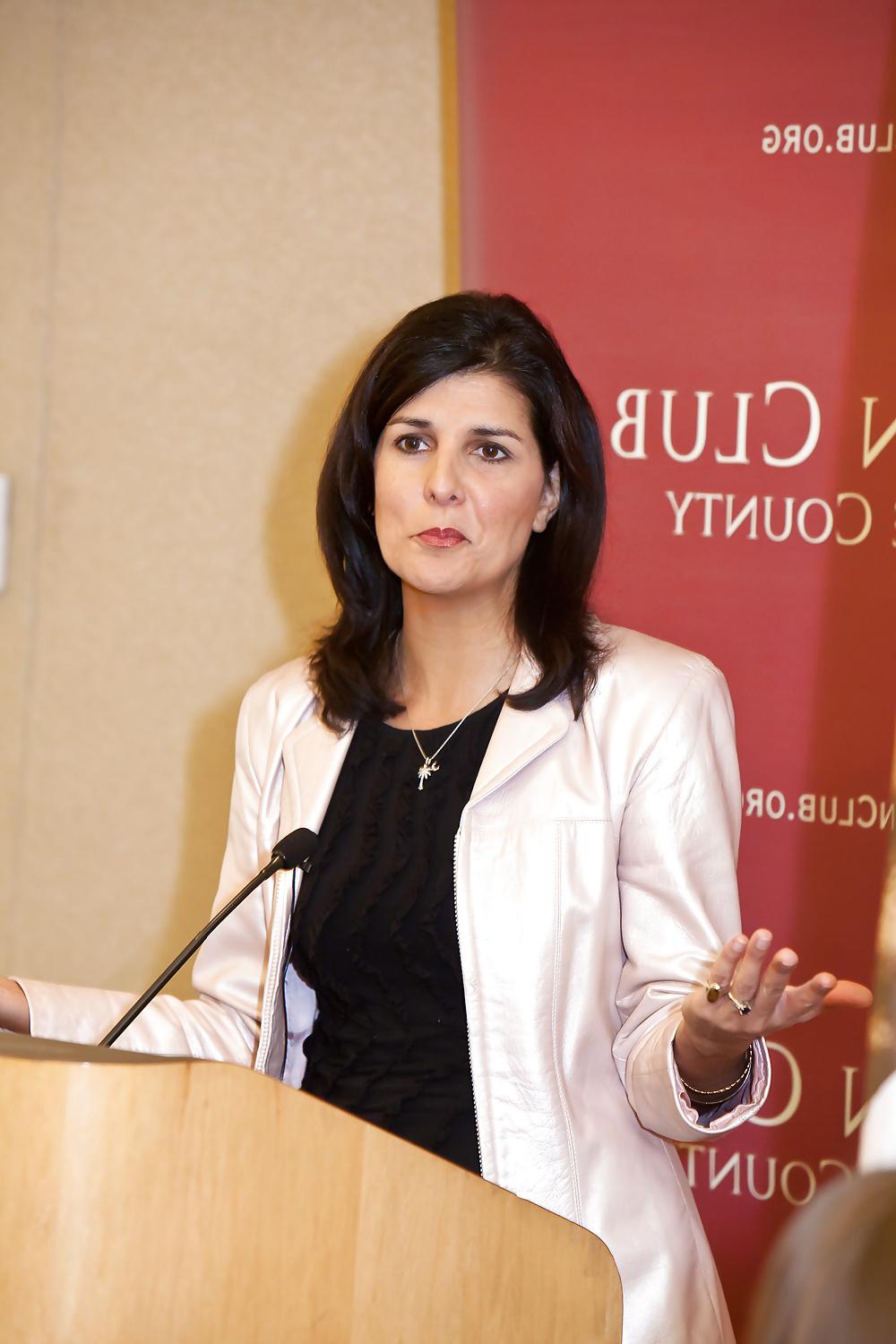 25P I adore jerking off to conservative Nikki Haley