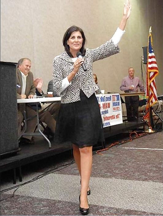 25P I adore jerking off to conservative Nikki Haley