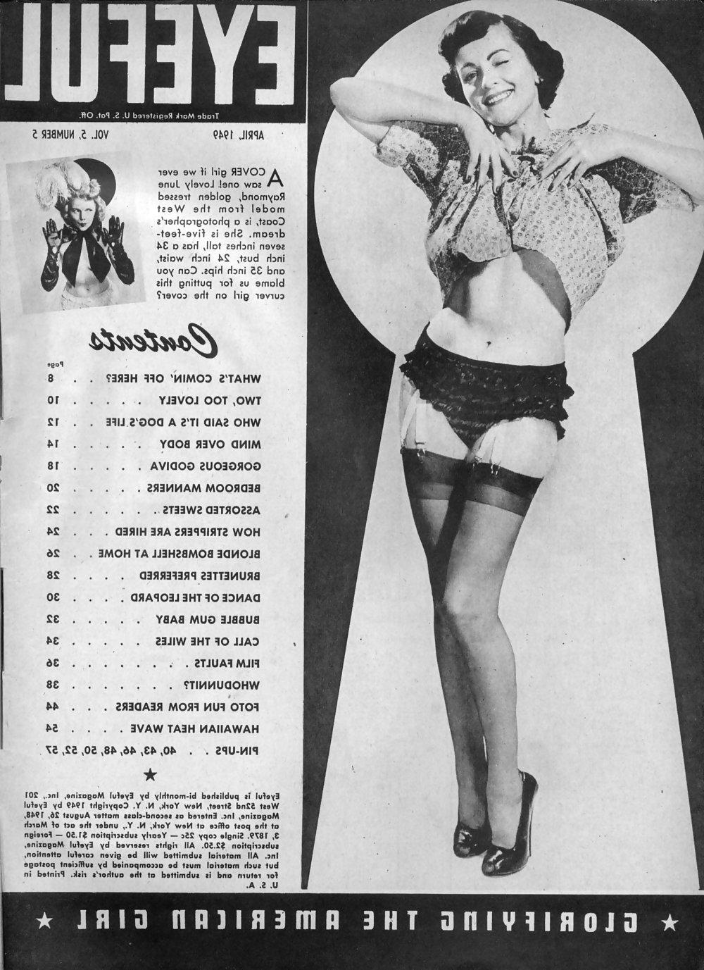 25P Stockings pages from vintage magazines