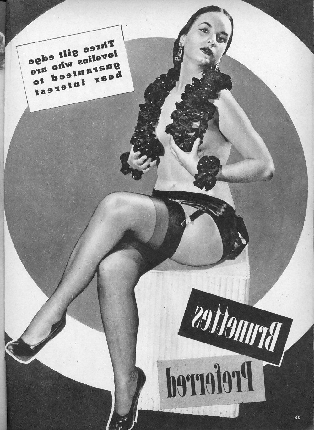 25P Stockings pages from vintage magazines
