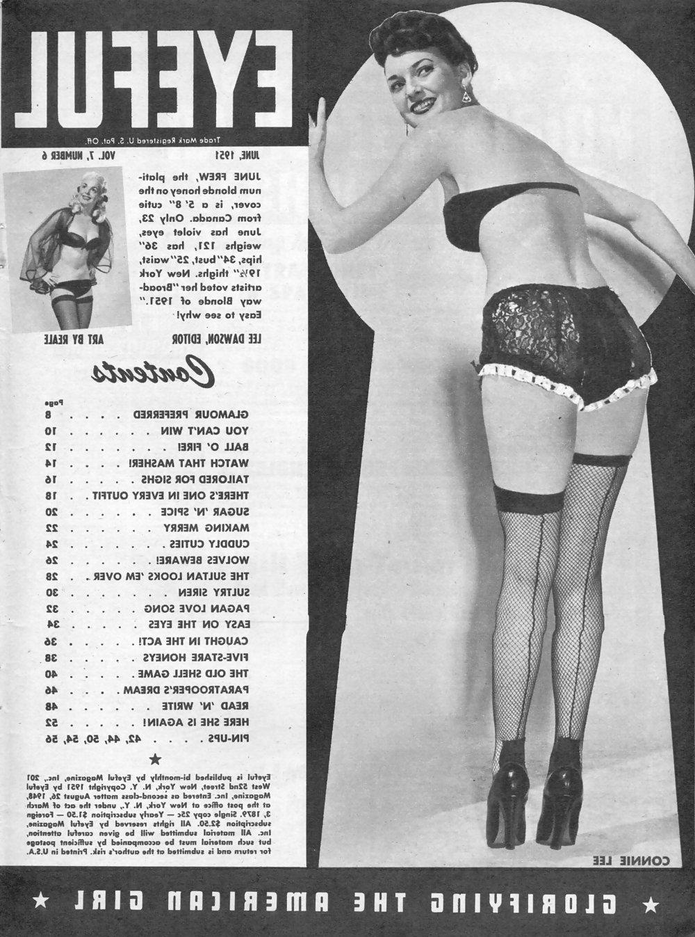 25P Stockings pages from vintage magazines