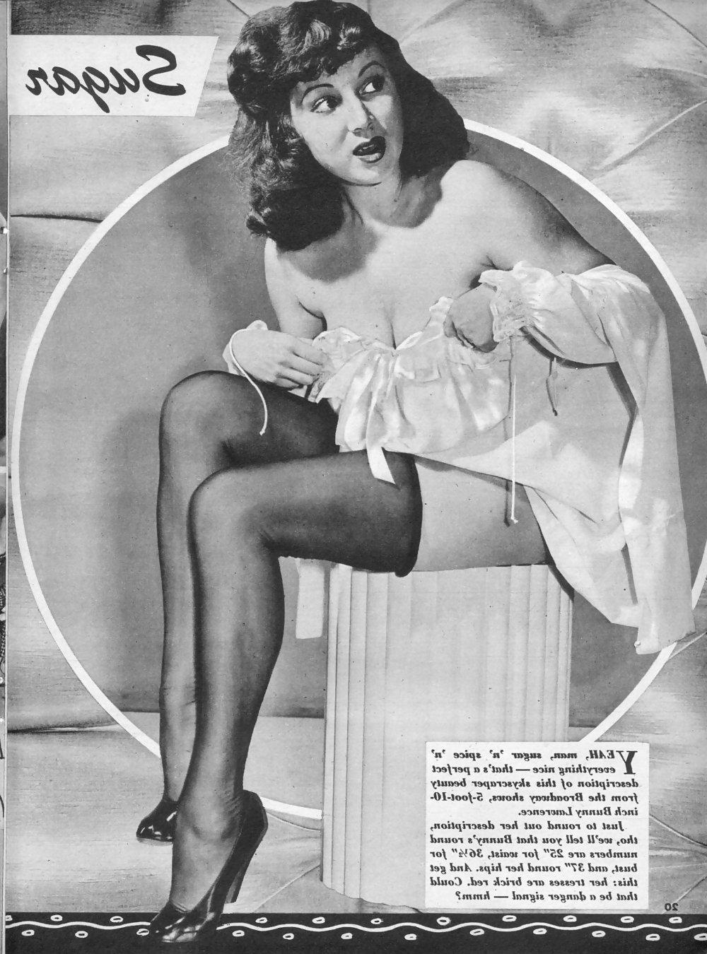 25P Stockings pages from vintage magazines