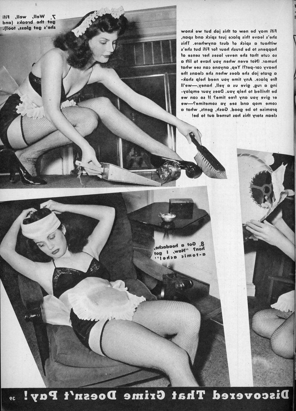 25P Stockings pages from vintage magazines