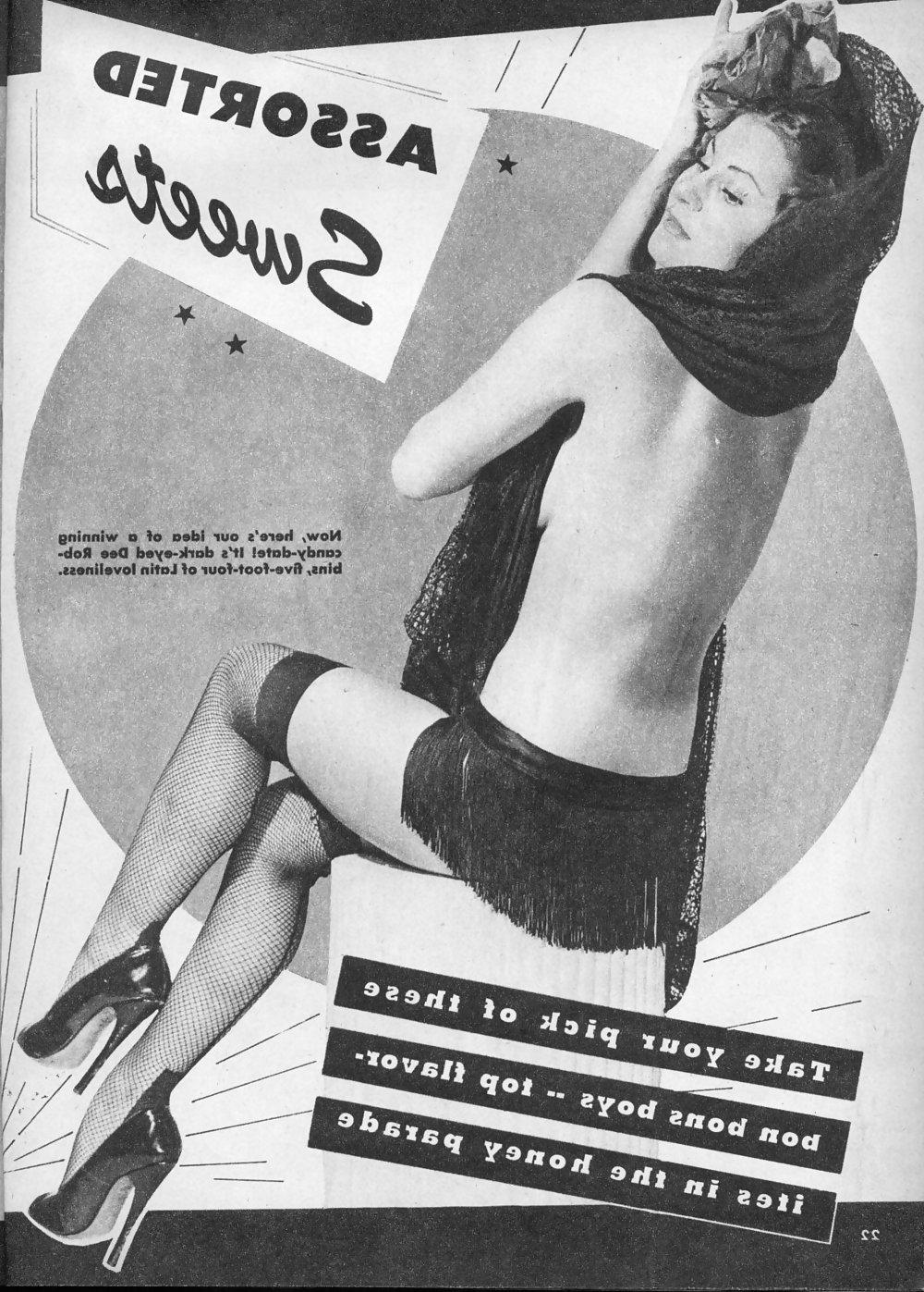 25P Stockings pages from vintage magazines