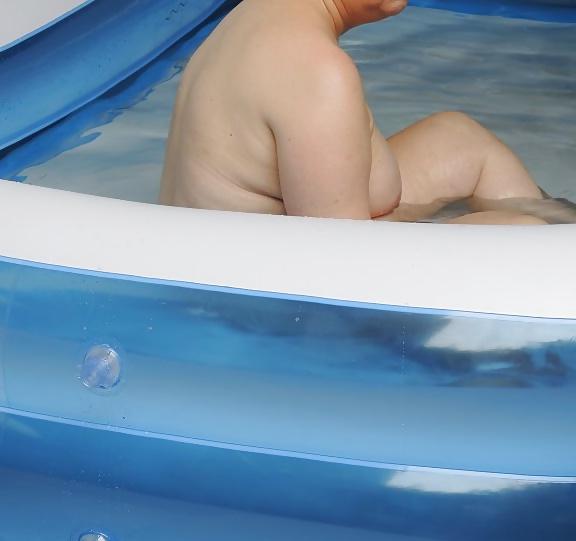 12P My horny wife in the pool