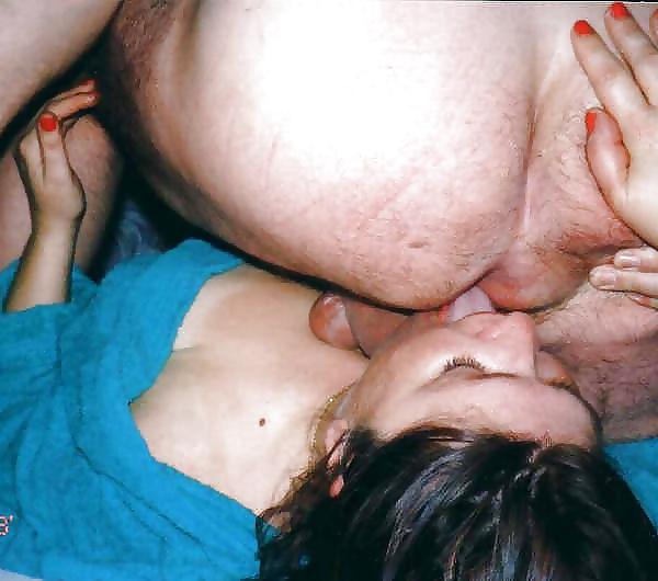 23P Lick dadds ass and big balls, sitting on your slutty face