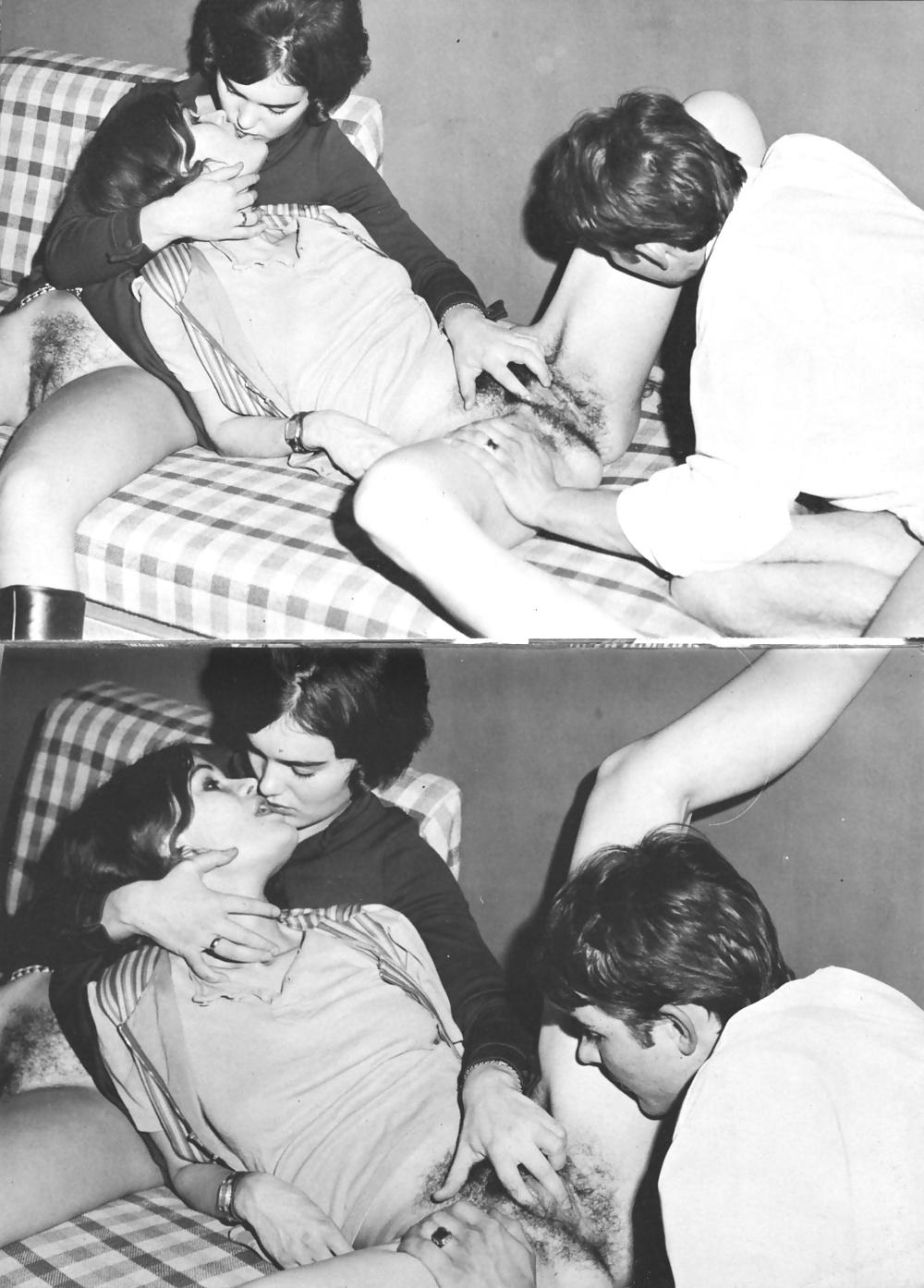 17P Retro black and white photo of 60 years(Sex Power)