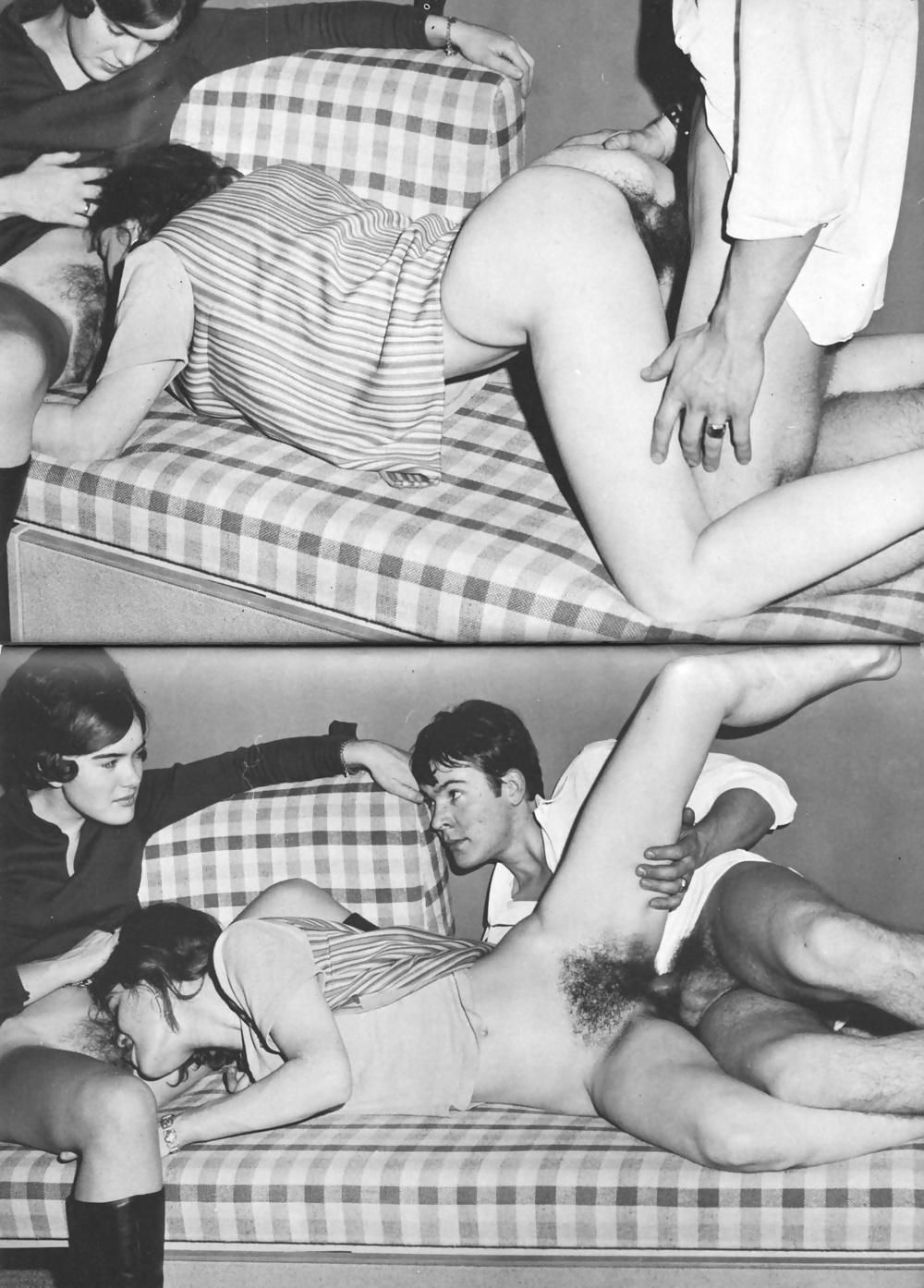 17P Retro black and white photo of 60 years(Sex Power)
