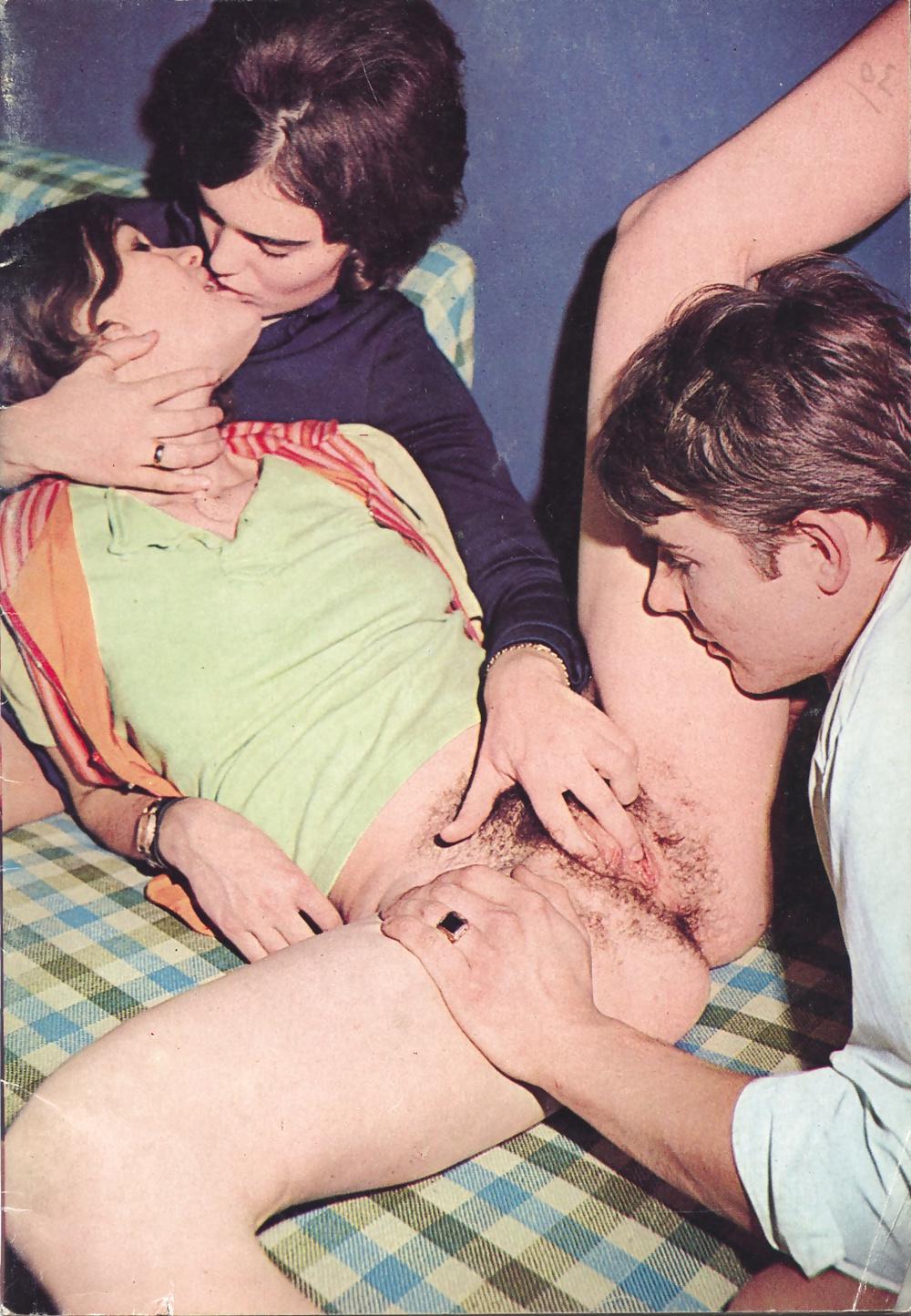 17P Retro black and white photo of 60 years(Sex Power)