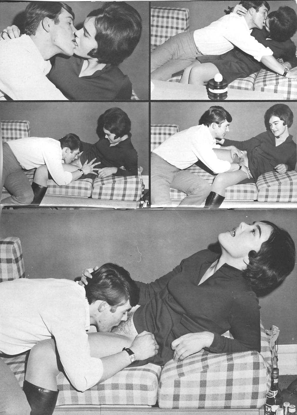 17P Retro black and white photo of 60 years(Sex Power)