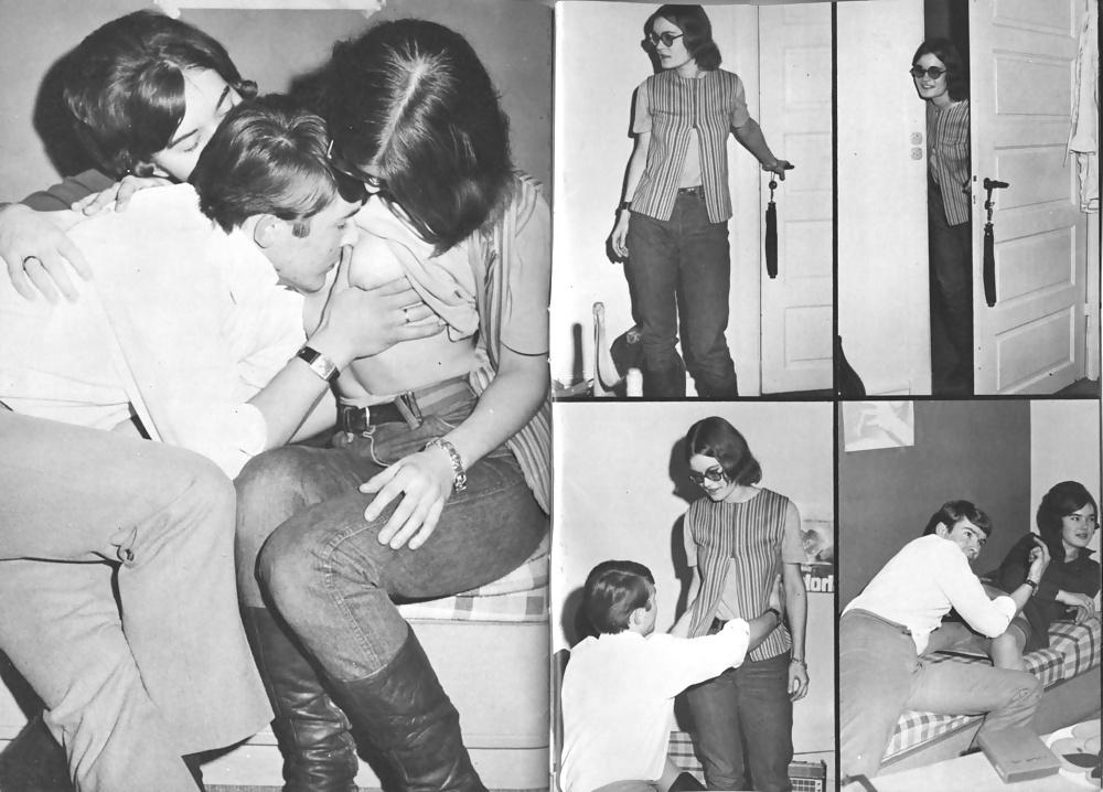 17P Retro black and white photo of 60 years(Sex Power)