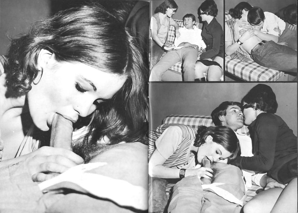 17P Retro black and white photo of 60 years(Sex Power)