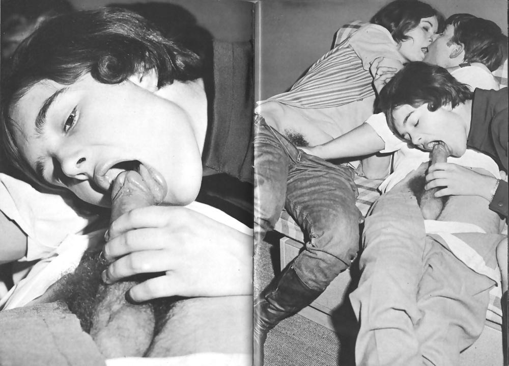 17P Retro black and white photo of 60 years(Sex Power)