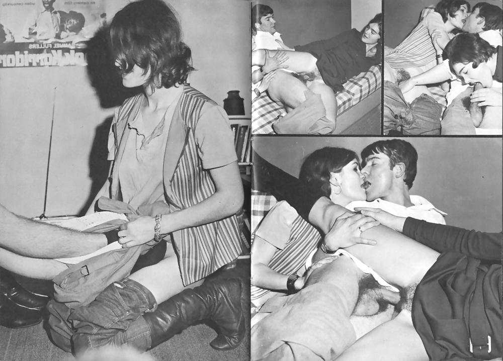 17P Retro black and white photo of 60 years(Sex Power)