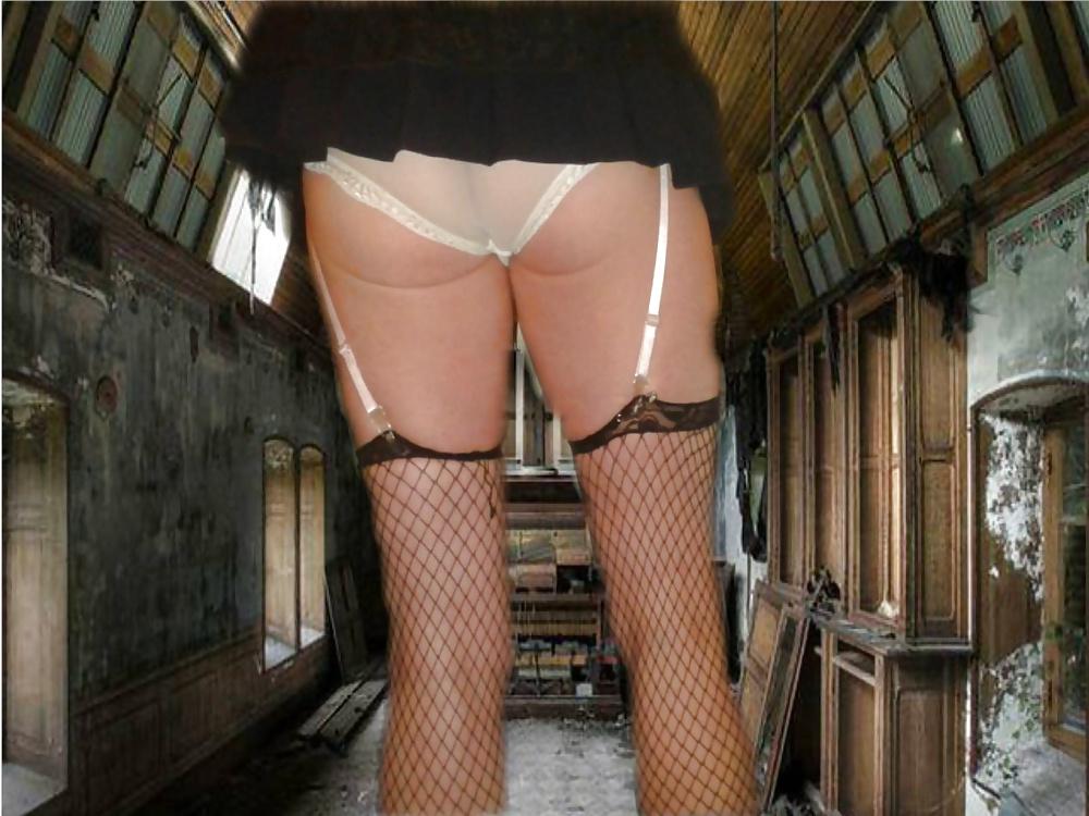 8P Crossdressing in adbandoned buildings fantsy    fake