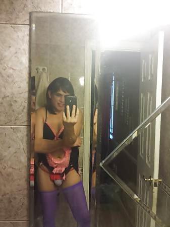 19P Crossdressing at home and playing with my pussy
