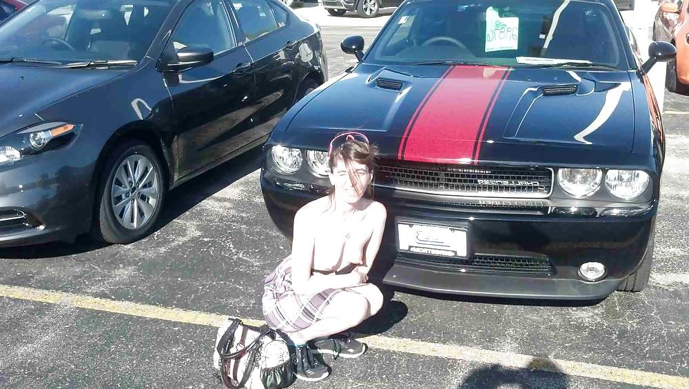 5P Lookin for a new Challenger. Big hard nipples and tiny tits