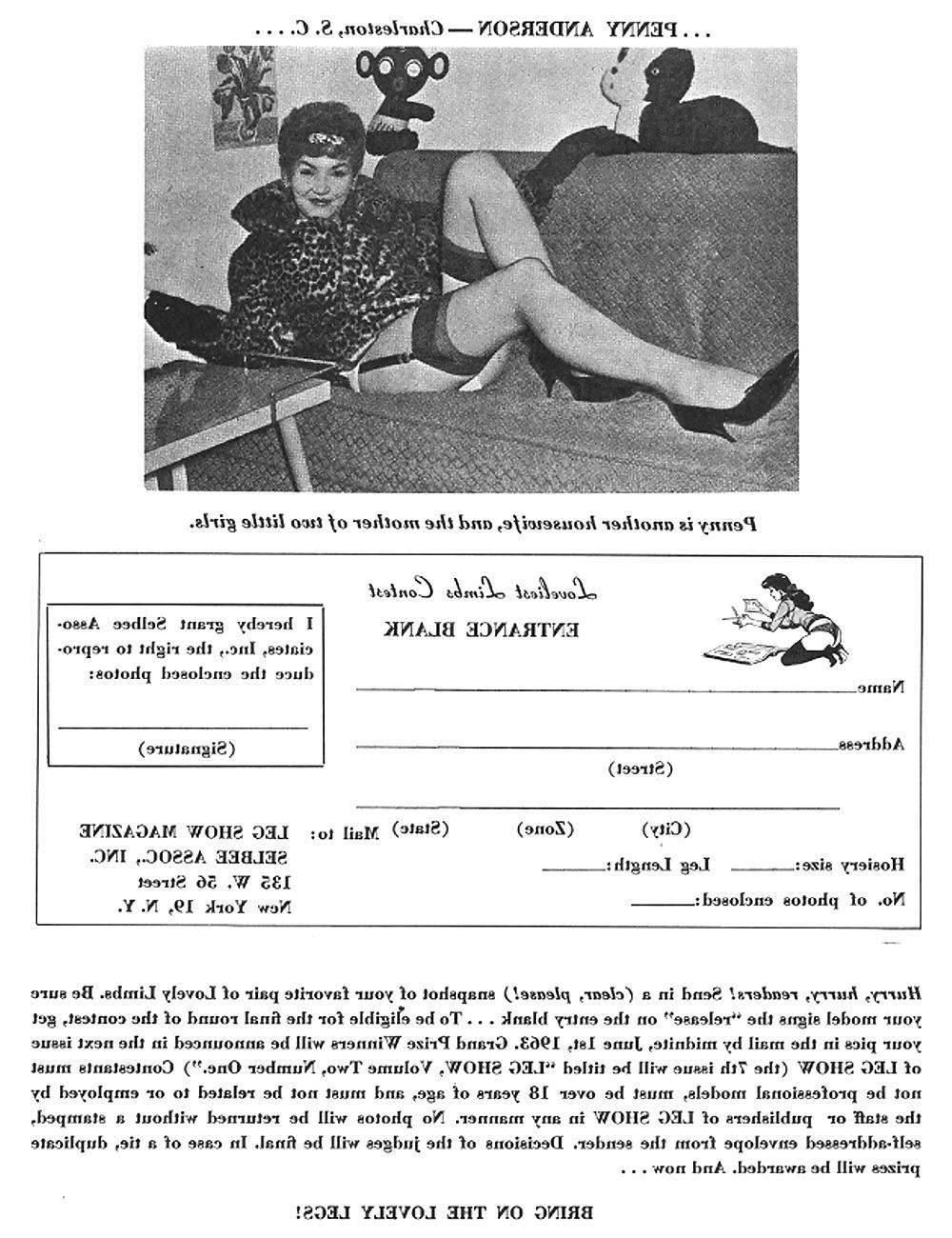 25P Vintage Magazines Leg Show Band 01 Nr. 06 – 1963