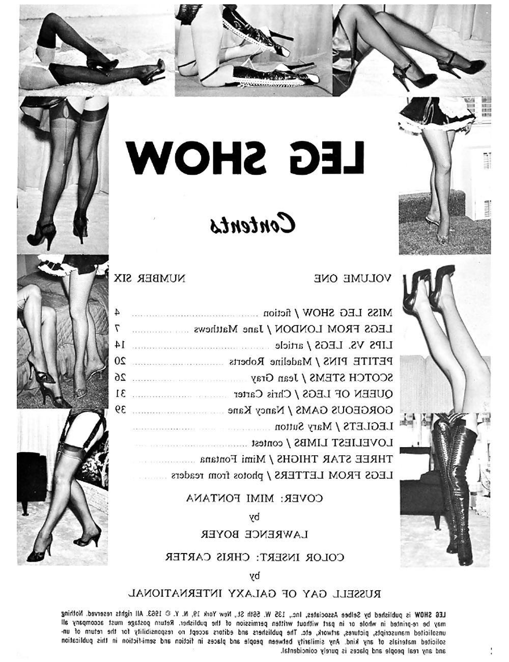 25P Vintage Magazines Leg Show Band 01 Nr. 06 – 1963
