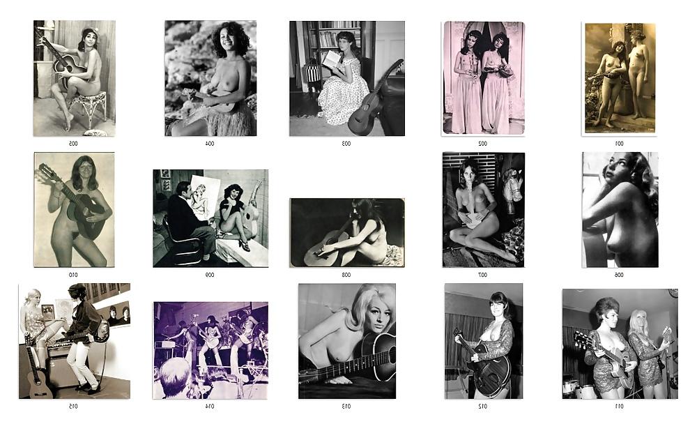 16P Vintage lady's & Guitars -num-001