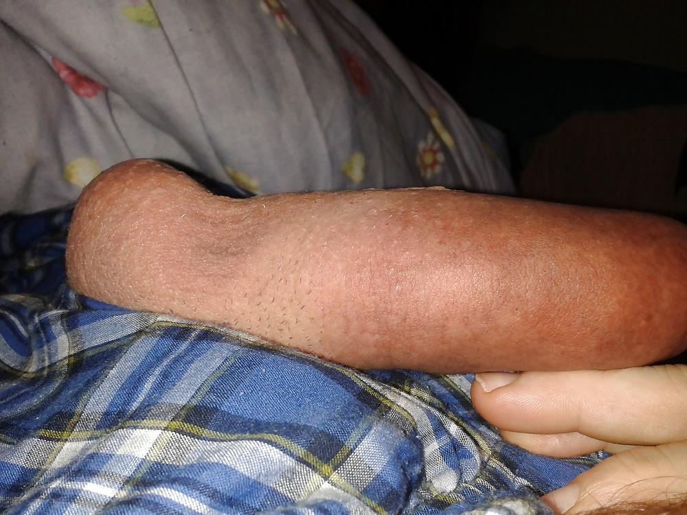 14P Hard cock and pre cum