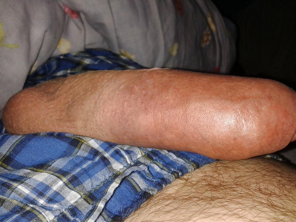 14P Hard cock and pre cum