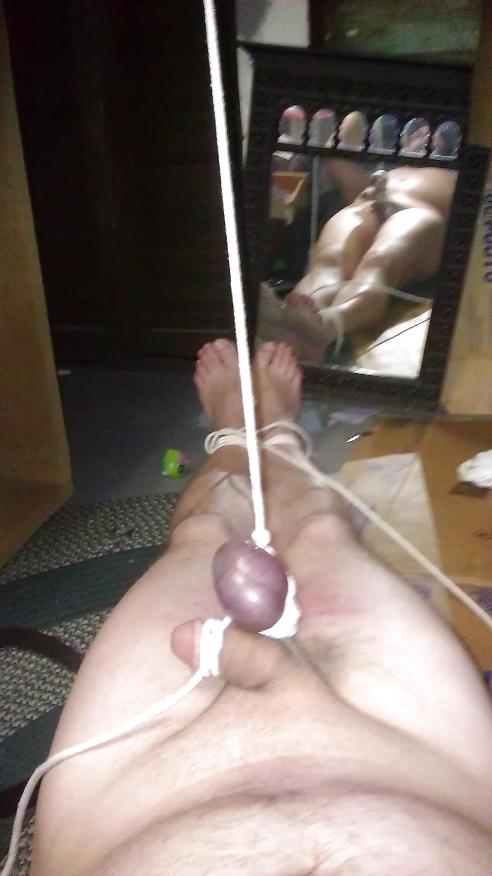 11P My worthless balls hung in humiliation