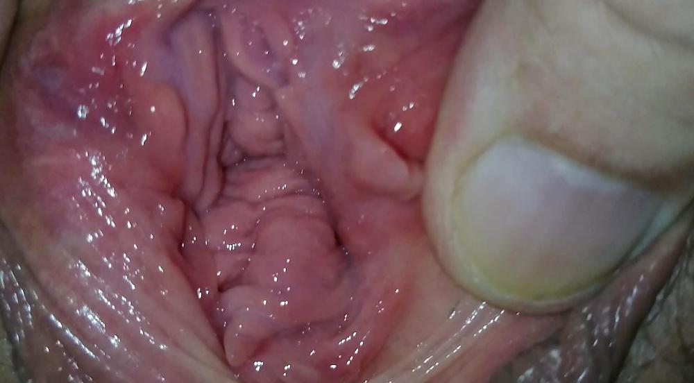5P Extreme close ups of my wife gaping and cumming