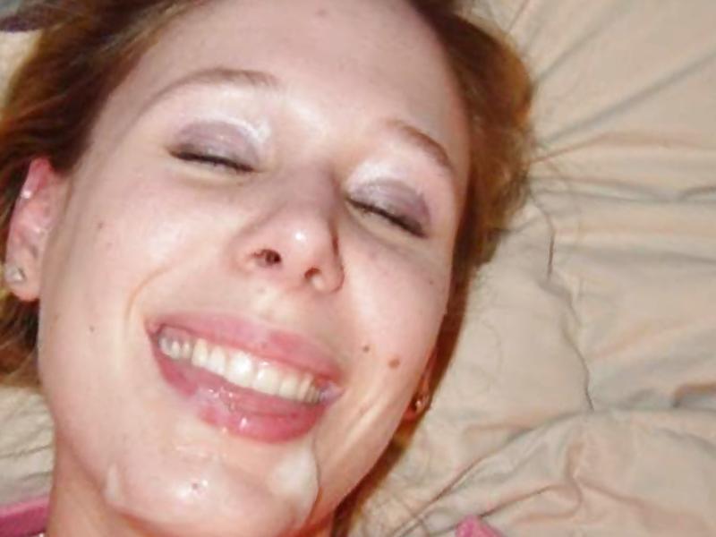 25P Lovely Cum Covered Faces