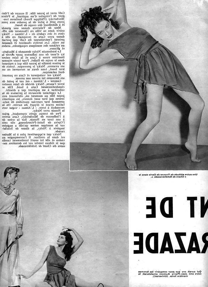 25P Vintage Magazines Paris-Hollywood Nr26- 1947