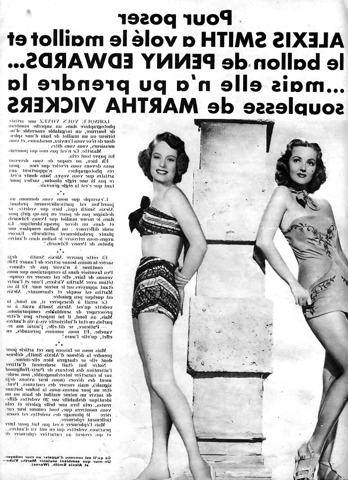 25P Vintage Magazines Paris-Hollywood Nr26- 1947