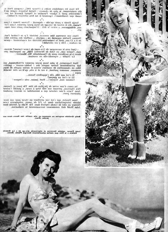 25P Vintage Magazines Paris-Hollywood Nr26- 1947