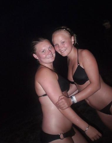 25P Danish teens-217-218-suck on banana bra panties beach 