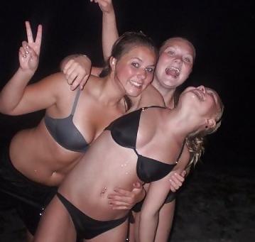 25P Danish teens-217-218-suck on banana bra panties beach 