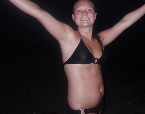 25P Danish teens-217-218-suck on banana bra panties beach 