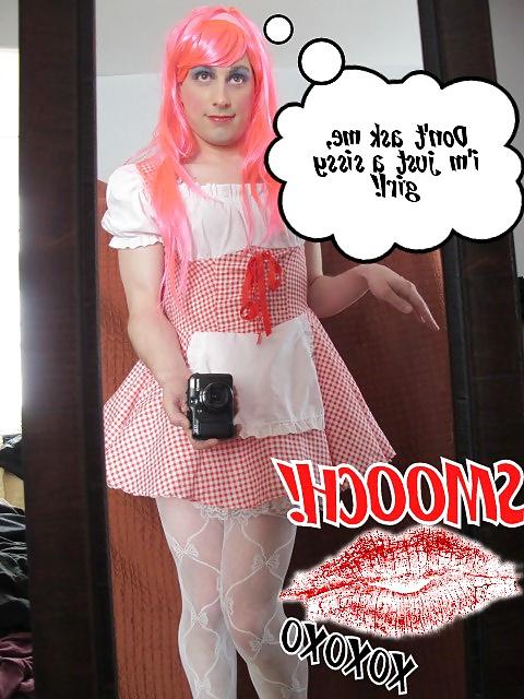 24P Humiliation sissy captioned pics