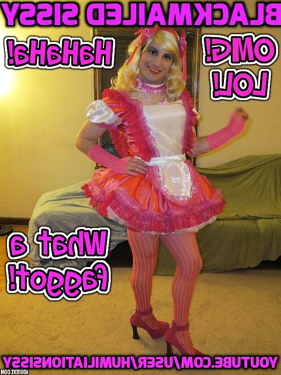 24P Humiliation sissy captioned pics