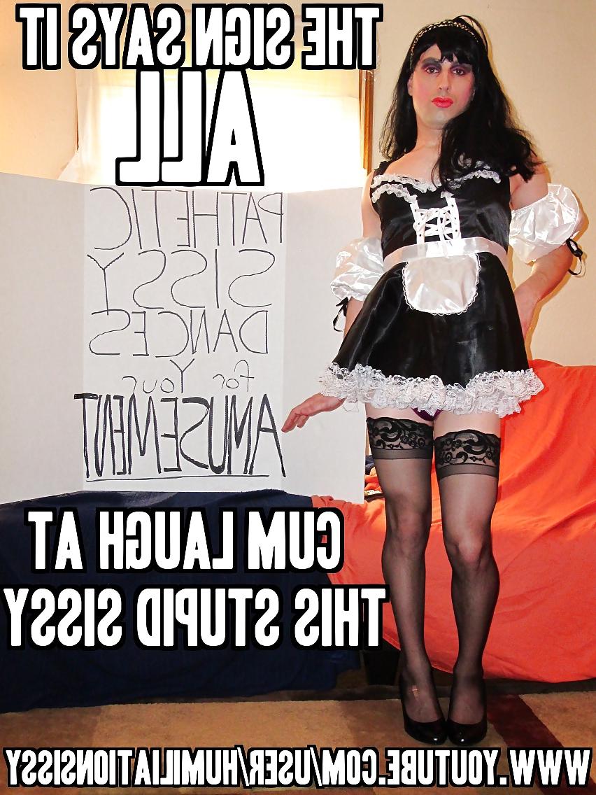 24P Humiliation sissy captioned pics