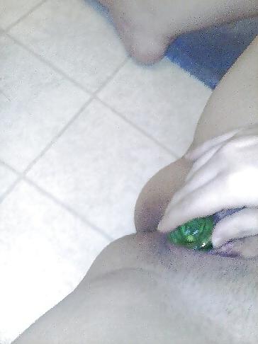 14P Inserting objects in and showing my pussy