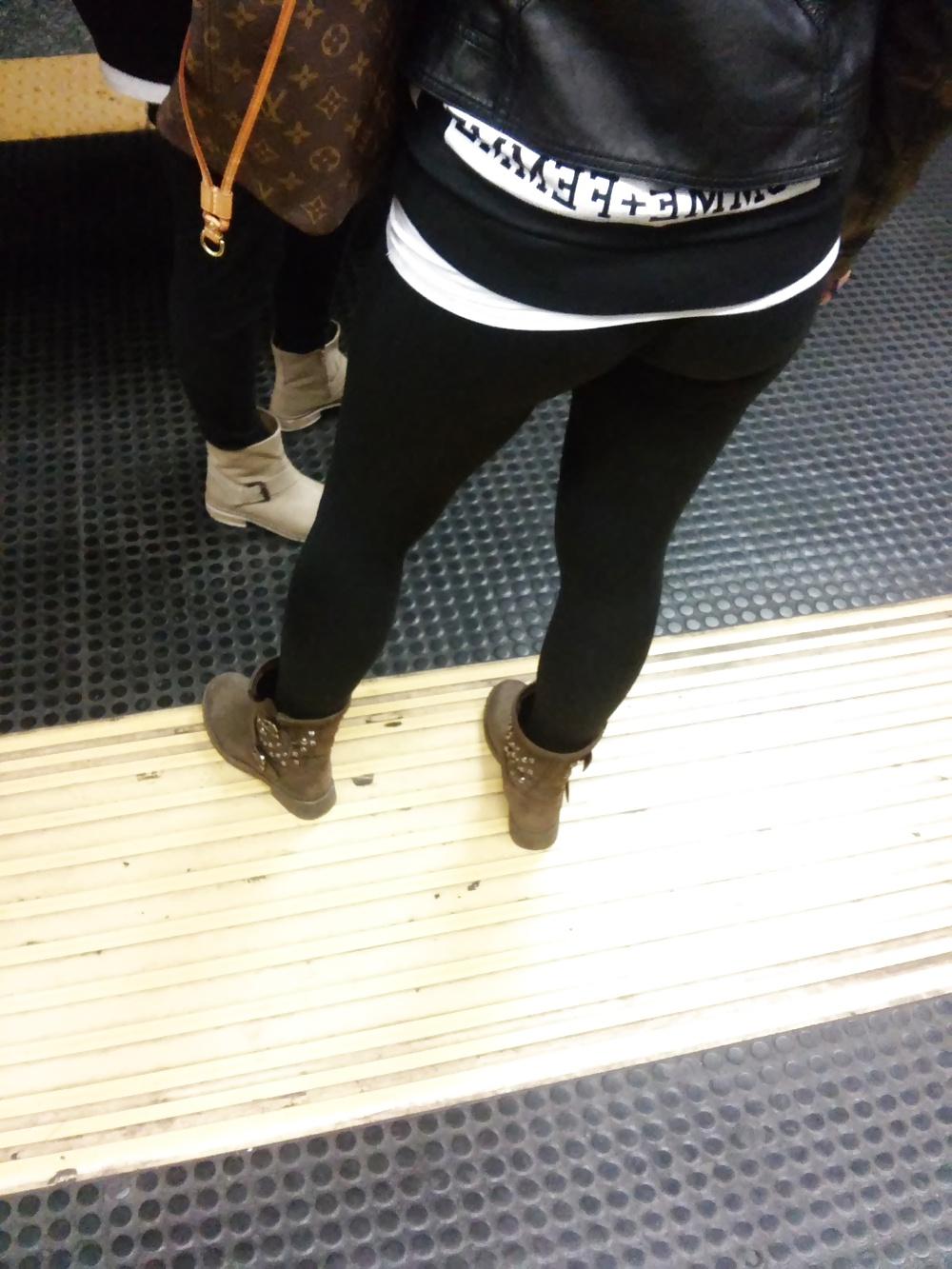 8P Hot italian ASS teen on subway