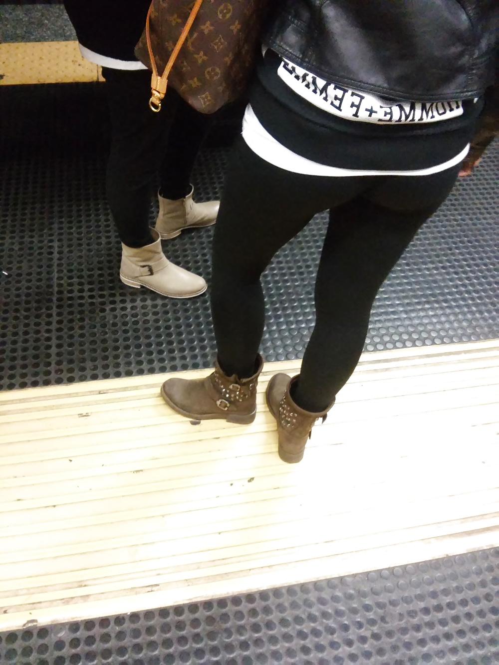 8P Hot italian ASS teen on subway