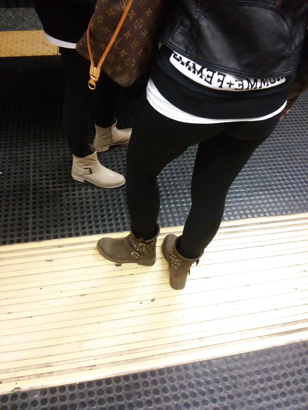8P Hot italian ASS teen on subway