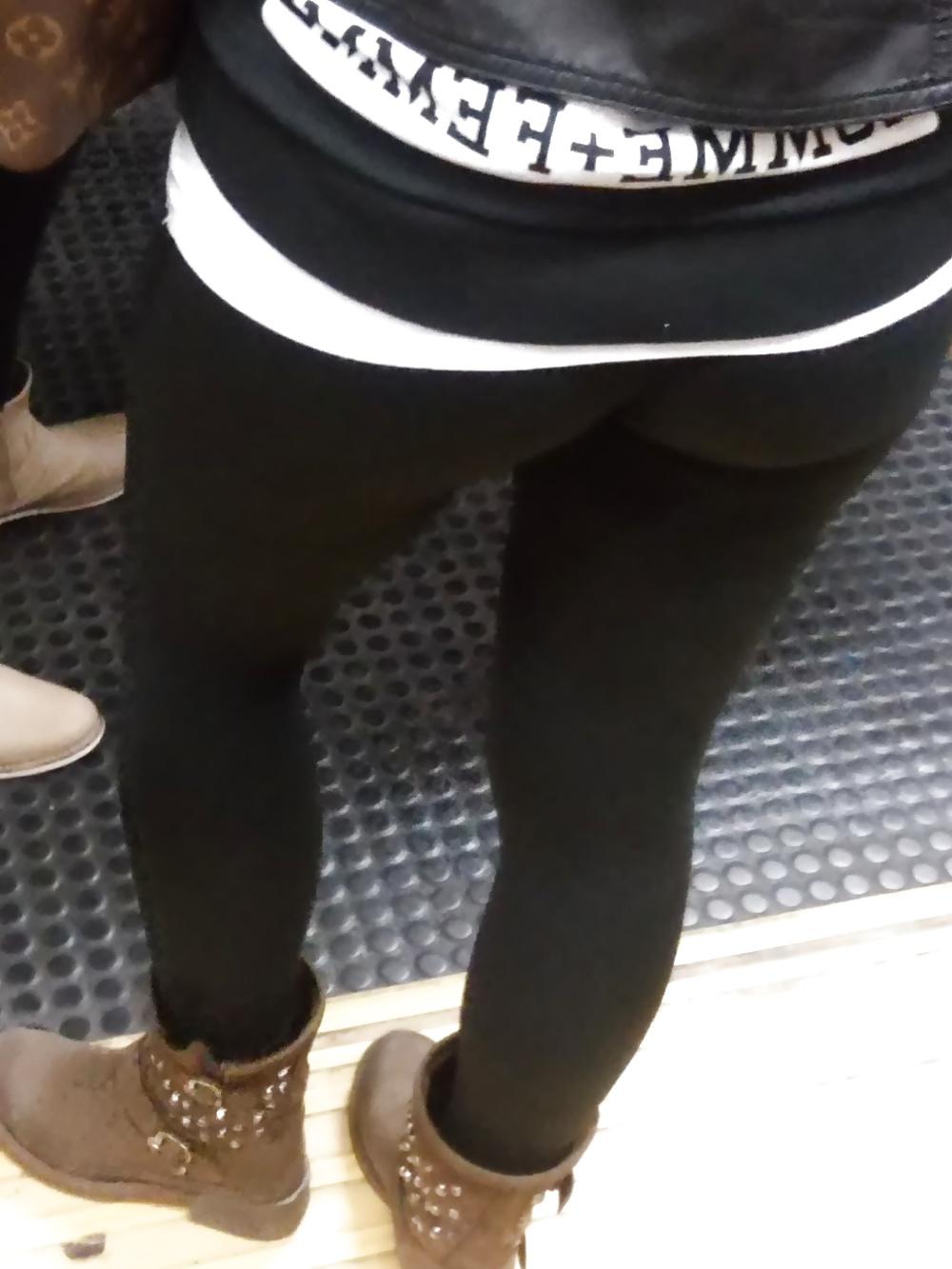 8P Hot italian ASS teen on subway
