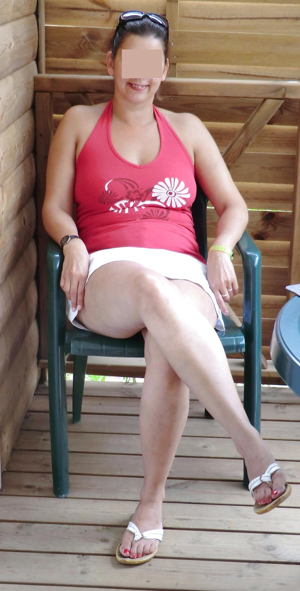 9P Flashing my Bald Pussy & Tits  Upskirt Holidays Shots