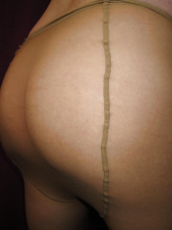 9P My pantyhose ass and balls