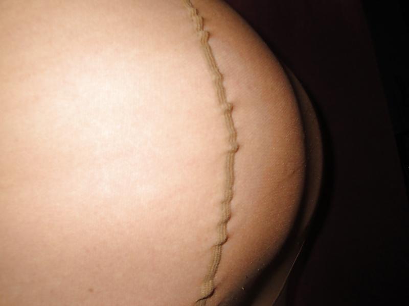 9P My pantyhose ass and balls