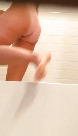 6P Real wife with big natural tits and hairy bush