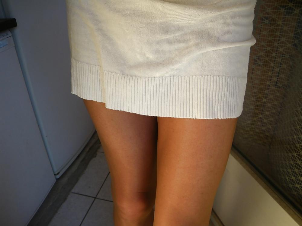 10P Tan pantyhoses